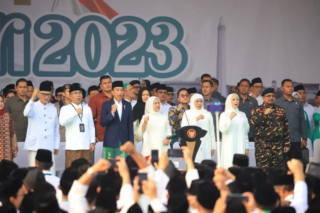 Peringatan Hari Santri 2023, Wali Kota Eri Cahyadi Bangun Kota Surabaya dengan Jiwa Santri
