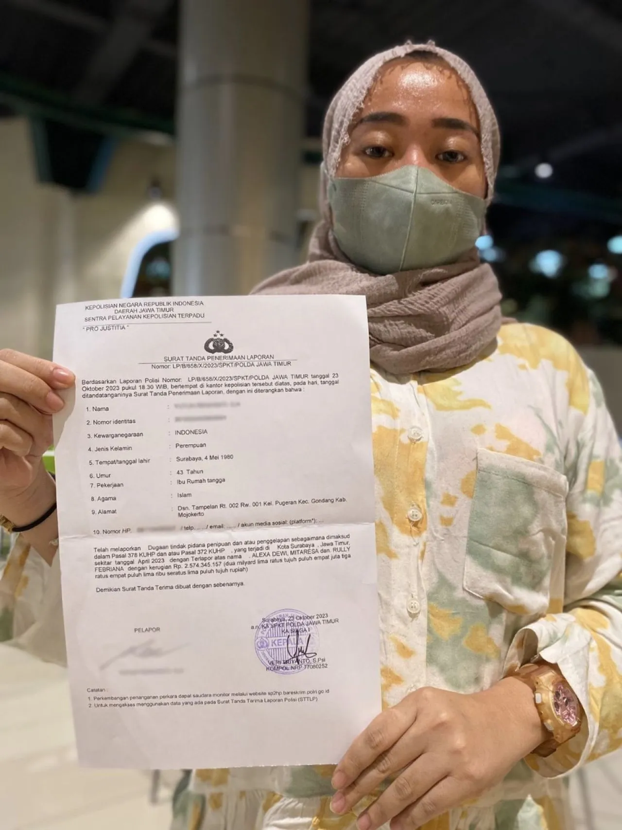 Tergiur Investasi di Medsos, Korban Investasi Bodong Lapor Polda Jatim