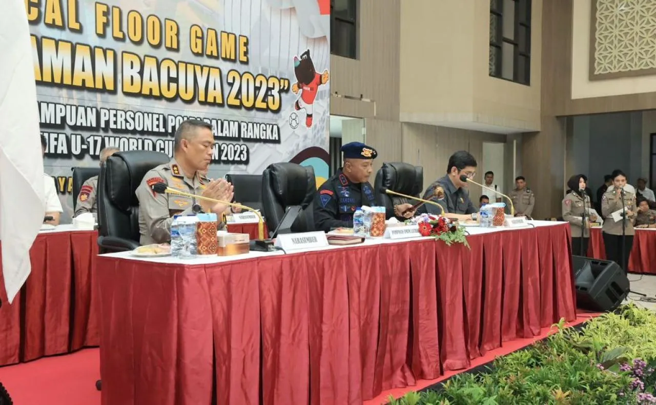 TFG Disiapkan Polda Jatim dalam Pengamanan Piala Dunia U-17 FIFA 2023
