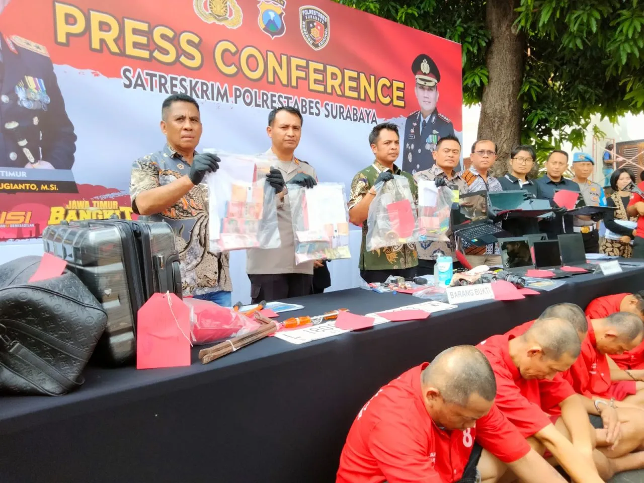 Ini Peran Masing - masing Pelaku Komplotan Pencuri di Kawasan Elit Surabaya