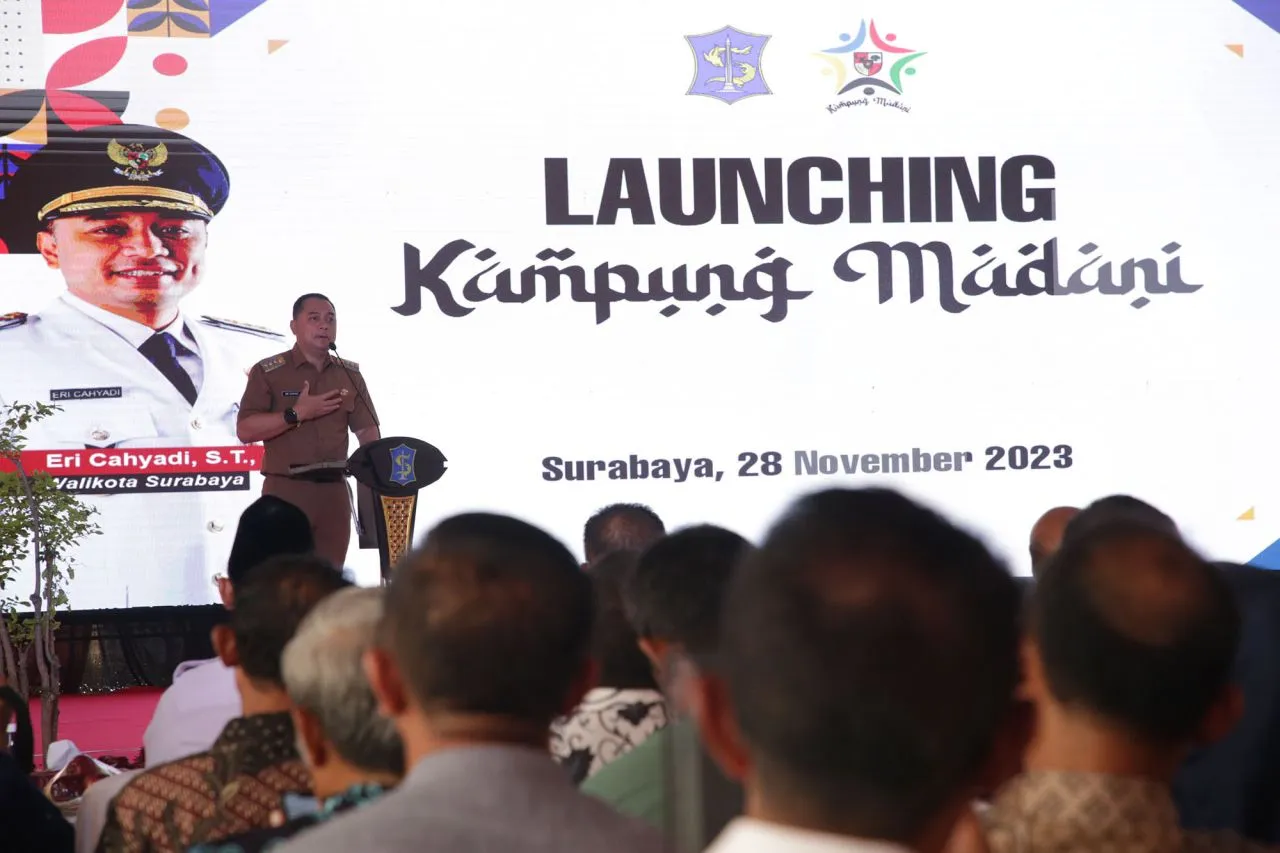 Launching 17 Kampung Madani dan 2 Kampung Pancasila, Ini Pesan Wali Kota Eri