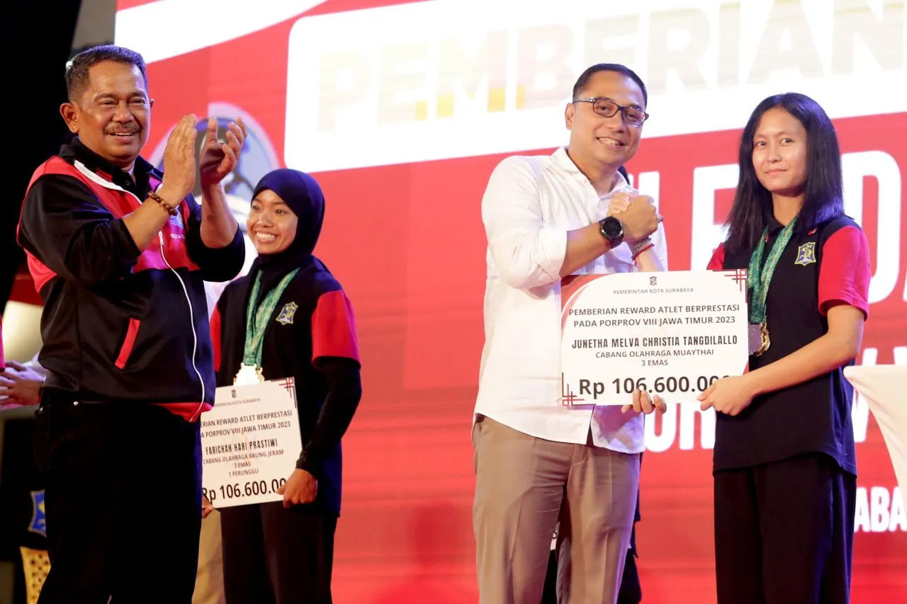 Juara Umum Porprov Jatim, Pemkot Beri Bonus 577 Atlet dan 190 Surabaya