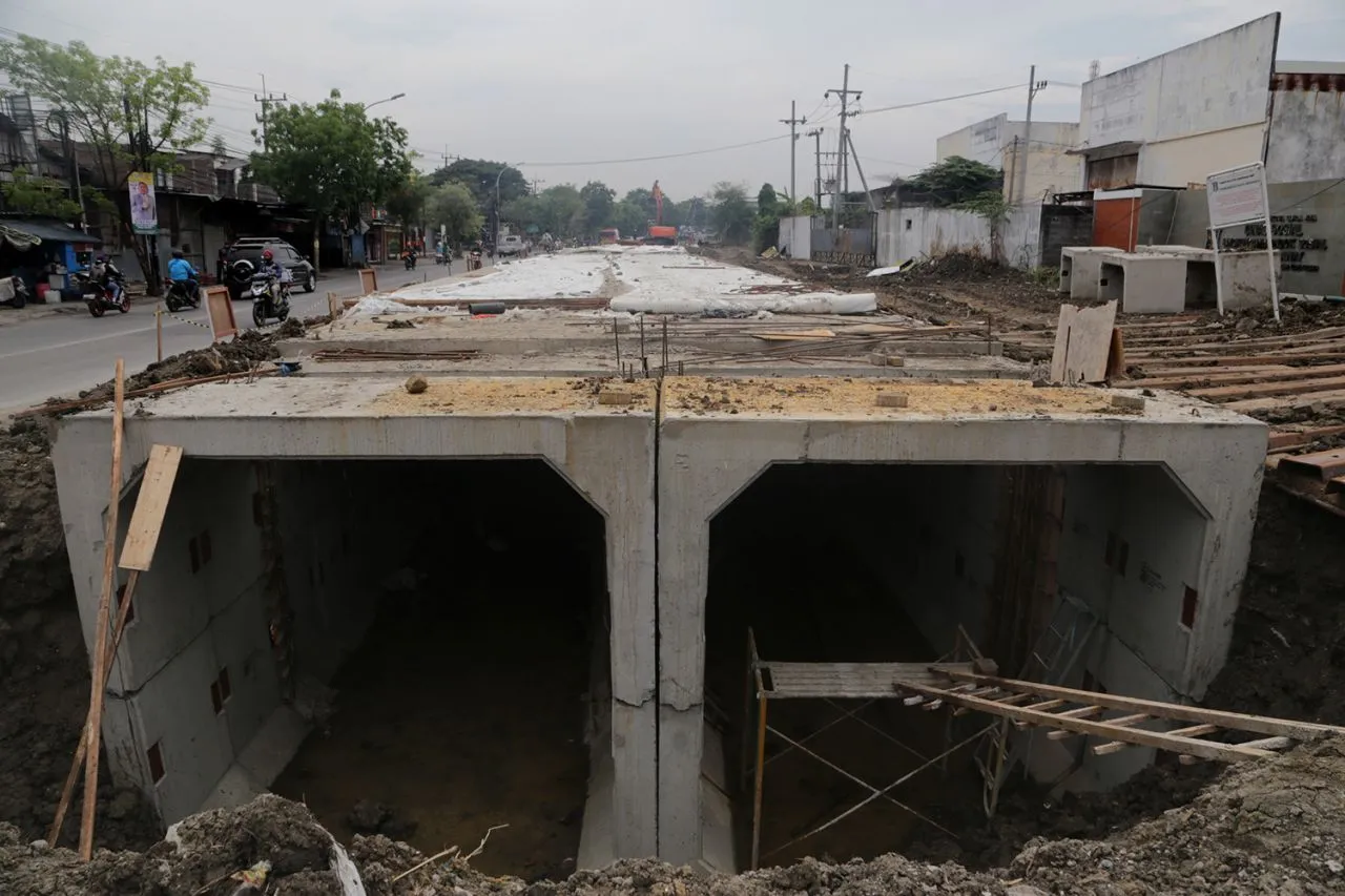Pemkot Surabaya: Pengerjaan Box Culvert Jalan Raya Babat Jerawat-Benowo Dilanjutkan 2024