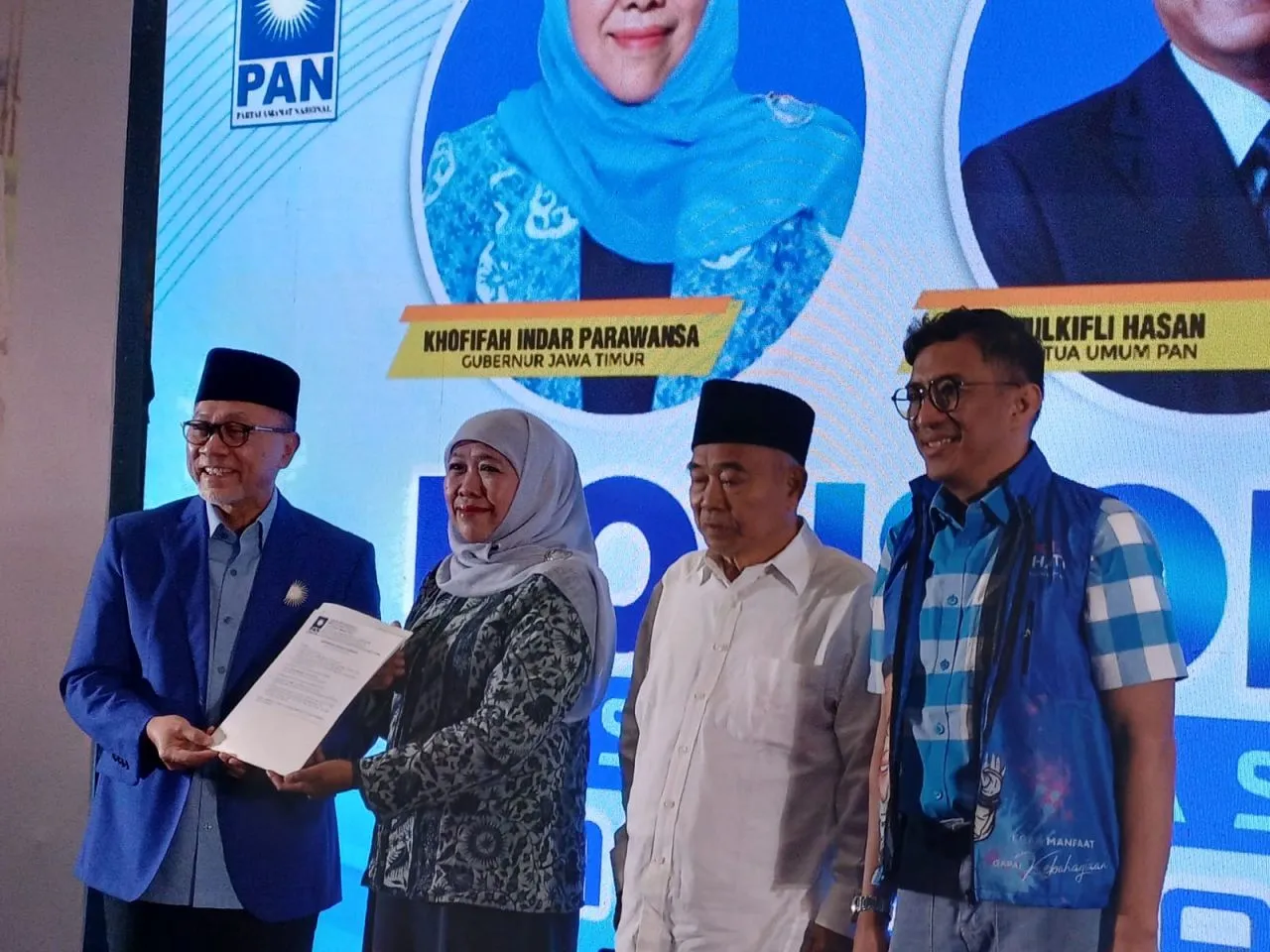 PAN Resmi Usung Khofifah di Pilgub Jatim 2024