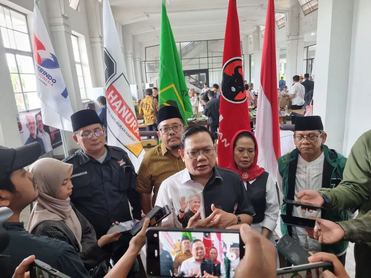 TPD Ganjar-Mahfud Jatim Tempati Gedung 'Saksi Bisu Peristiwa 10 Nopember 1945'