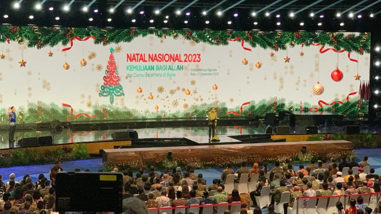 Dihadapan Umat Kristiani, Jokowi Ingatkan Pepatah Jawa "Eling Lan Waspodo"