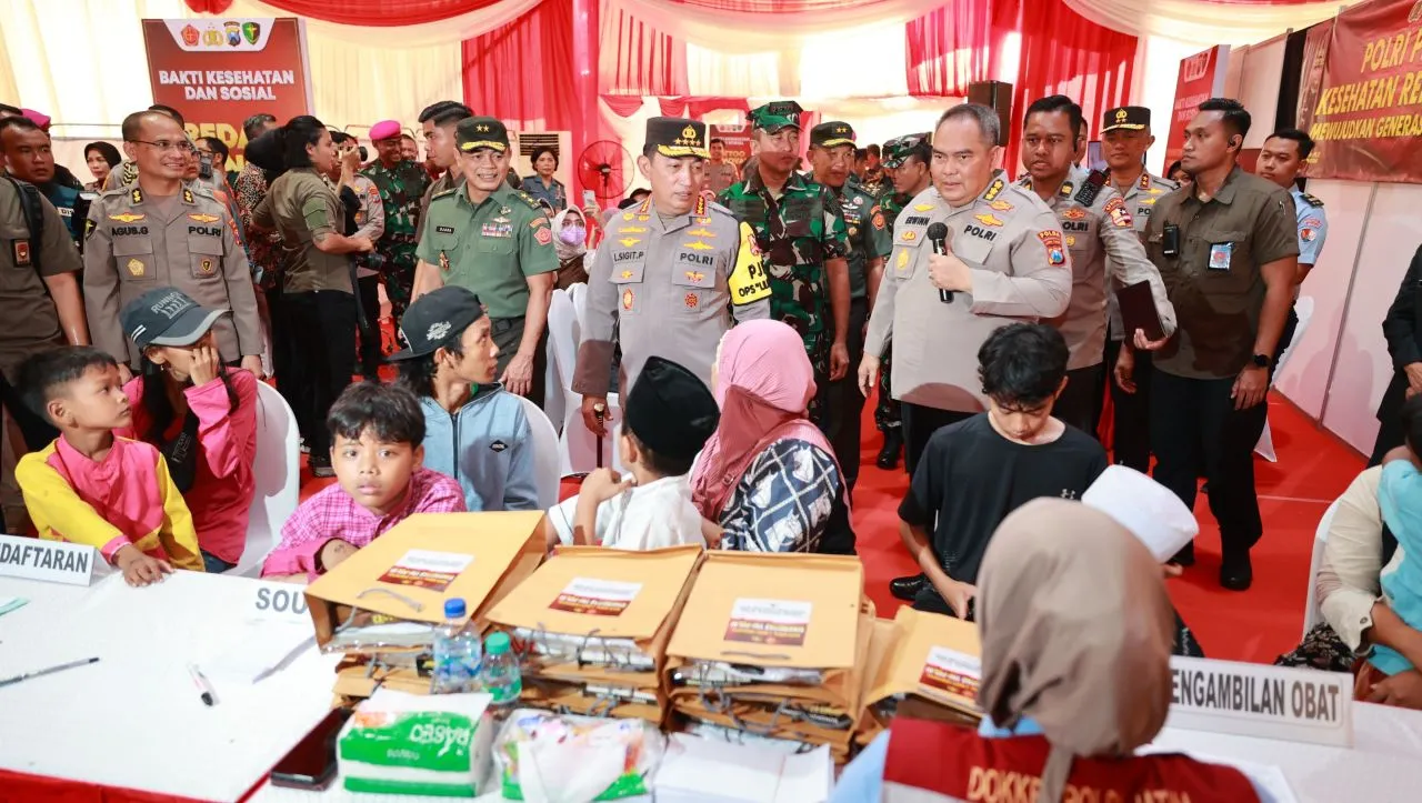 Hadiri Deklarasi Pemilu Damai, Kapolri Sebut Jatim Masuk Katagori Rawan