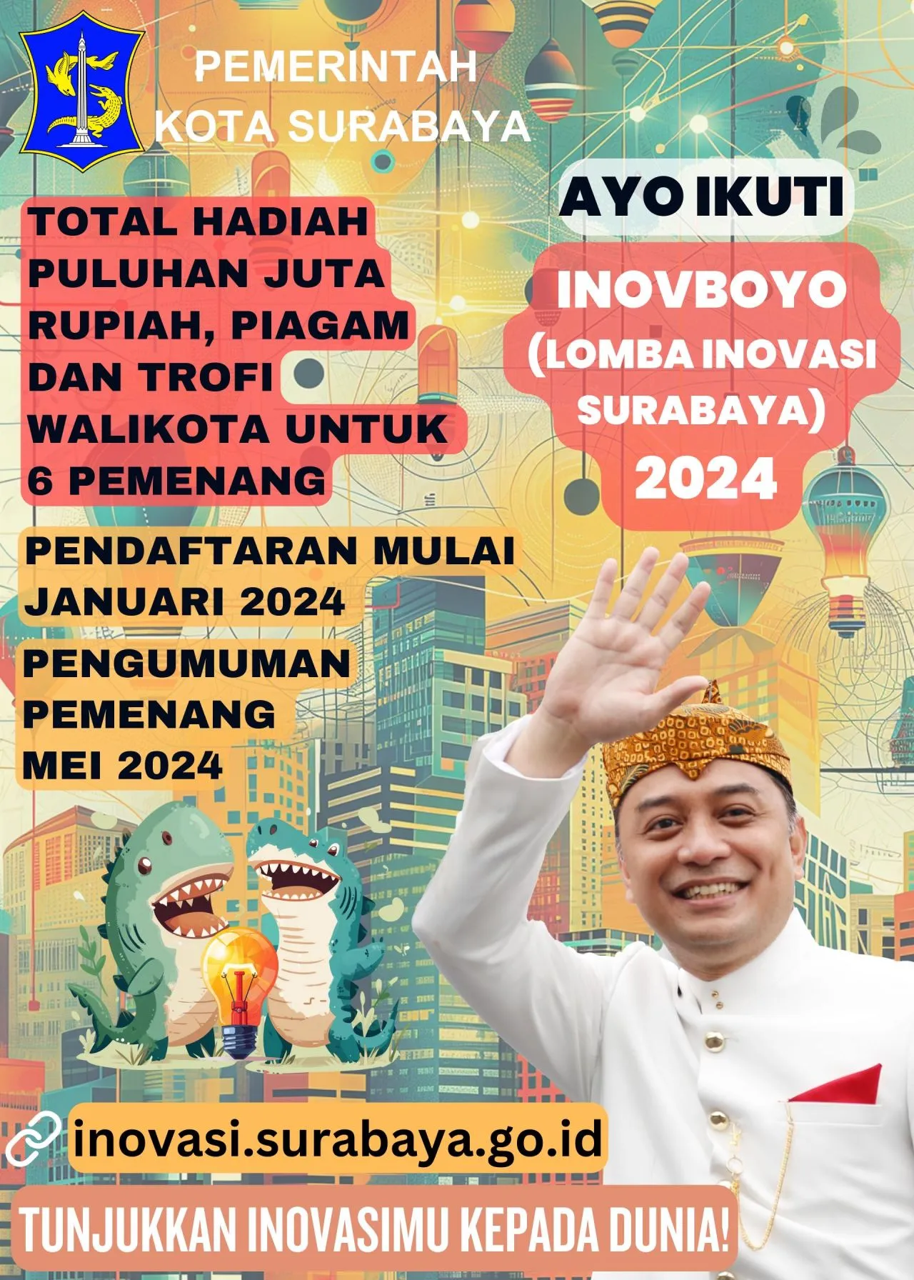 Buruan Daftar! Pemkot Surabaya Kembali Gelar Lomba Inovboyo di 2024