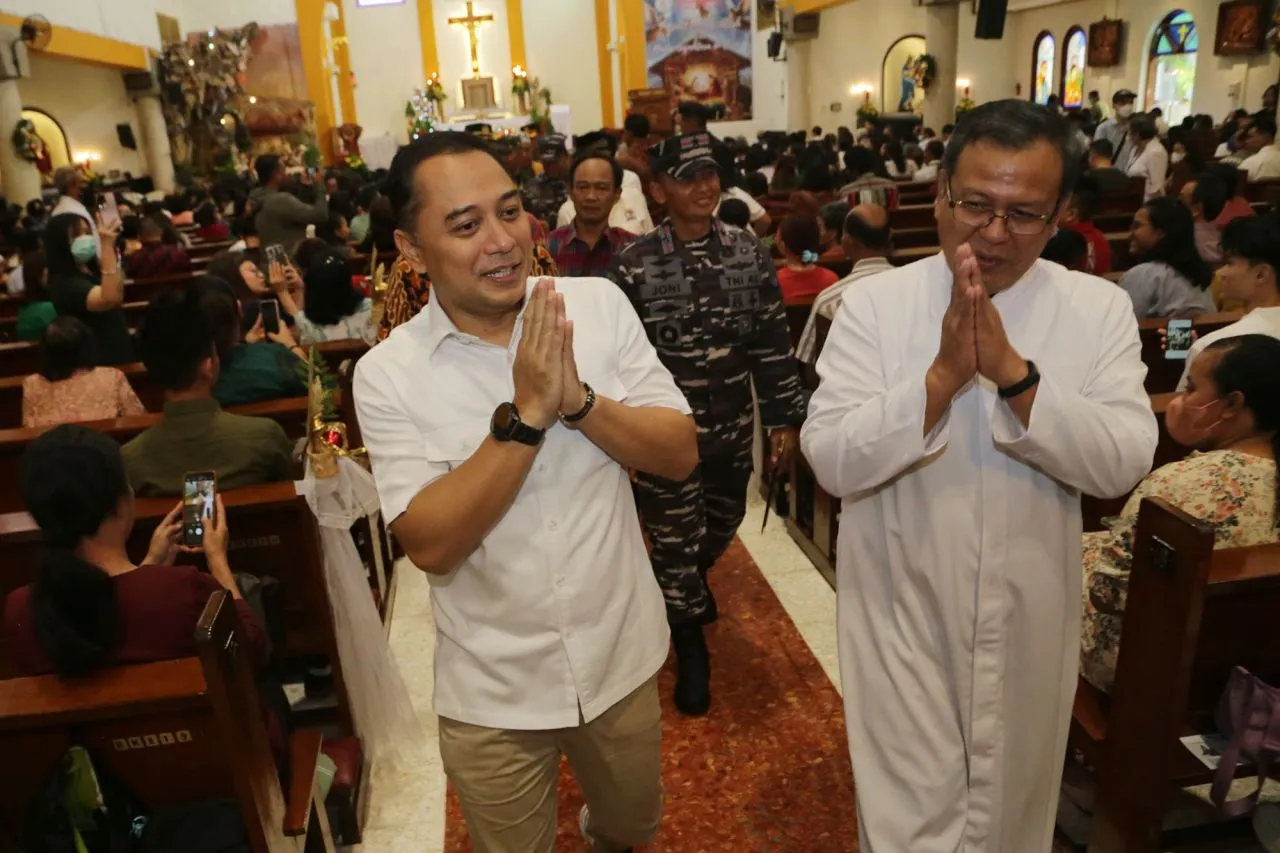 Perayaan Natal Siap Digelar di Balai Kota Surabaya