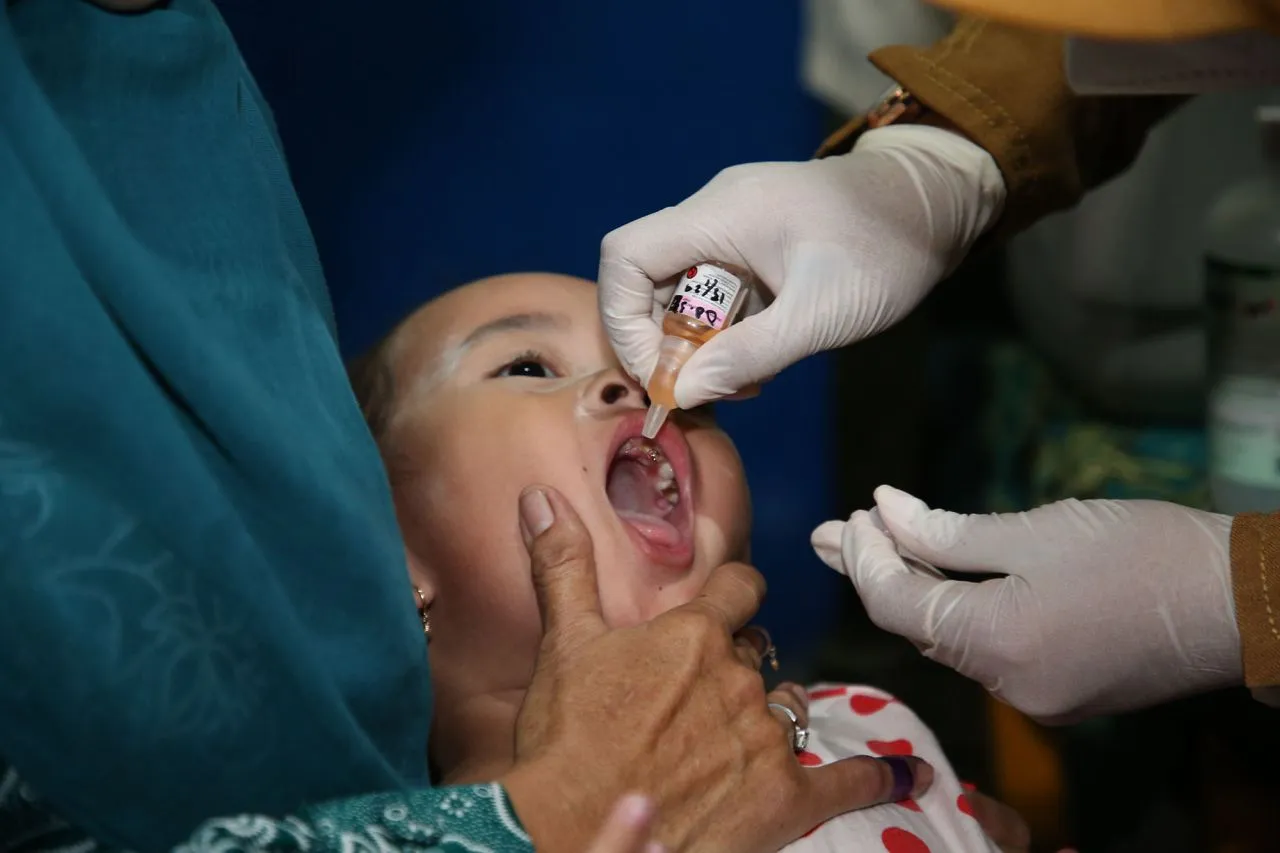 Sebanyak 329.616 Anak di Surabaya dapat Imunisasi Polio