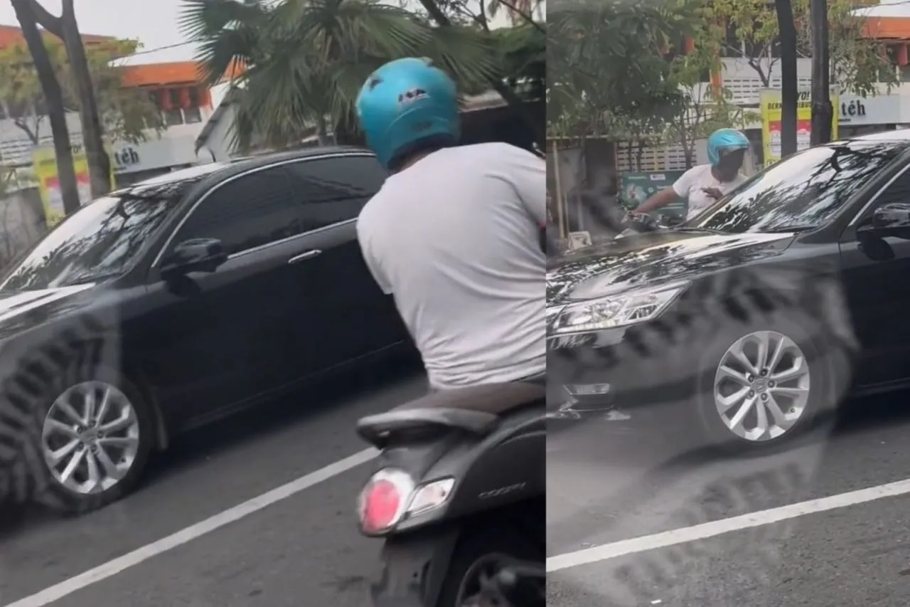 Lihat Pengendara Motor Ketuk Kaca Mobil, Warga Surabaya Diimbau Lapor 112