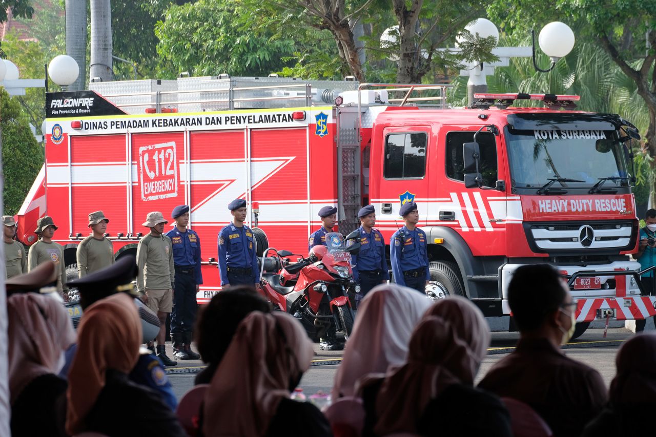 HUT ke-105 Damkar Nasional Digelar di Surabaya