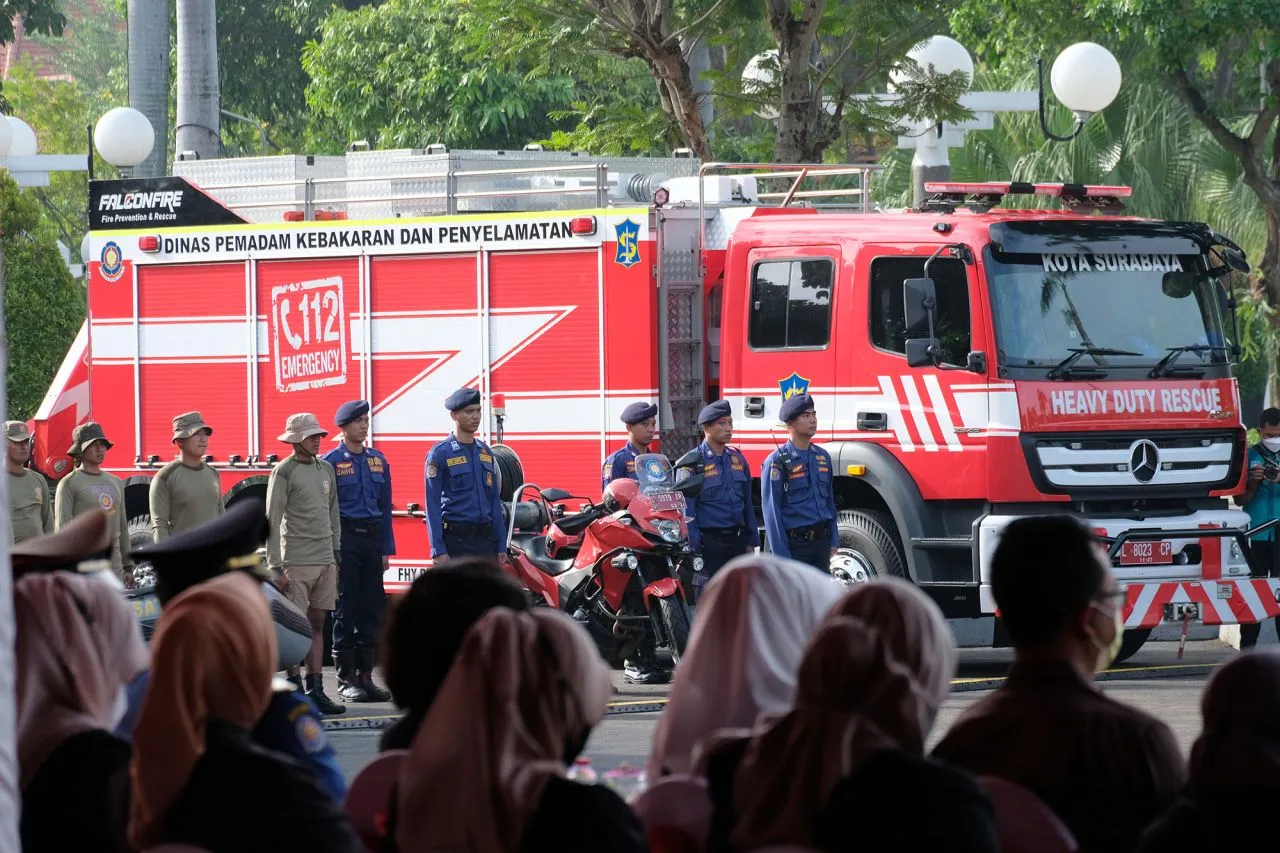 HUT ke-105 Damkar Nasional Digelar di Surabaya