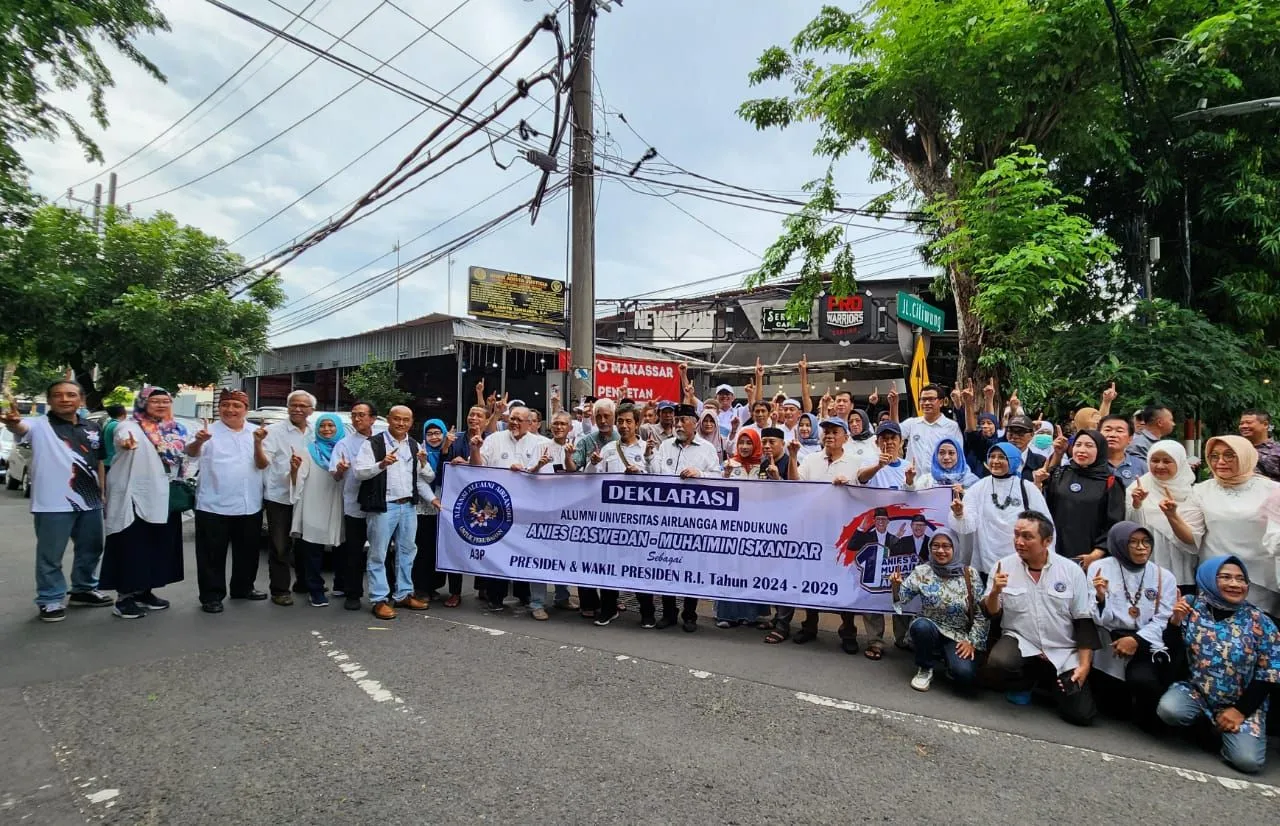 Ratusan Alumni Airlangga Berikrar Menangkan Pasangan AMIN di Pilpres 2024