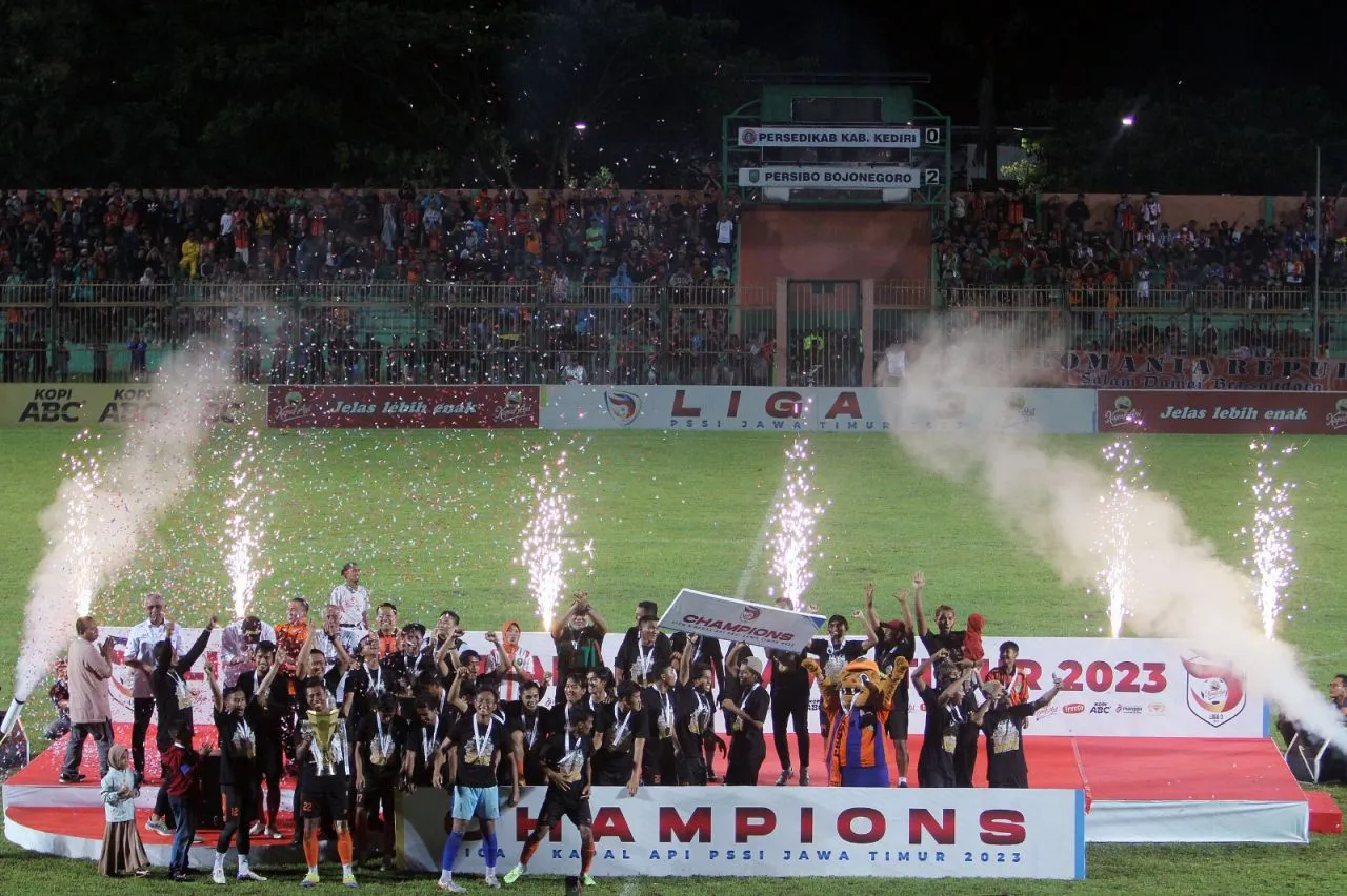 Persibo Bojonegoro Juara Liga 3 Jatim 2023/2024