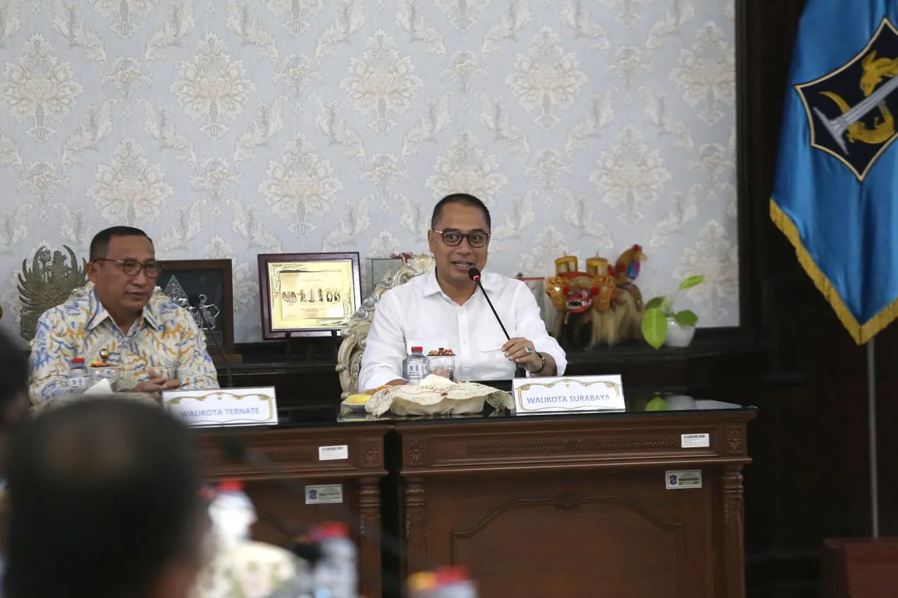 Begini Hasil Pertemuan Wali Kota Eri dengan Wali Kota Ternate