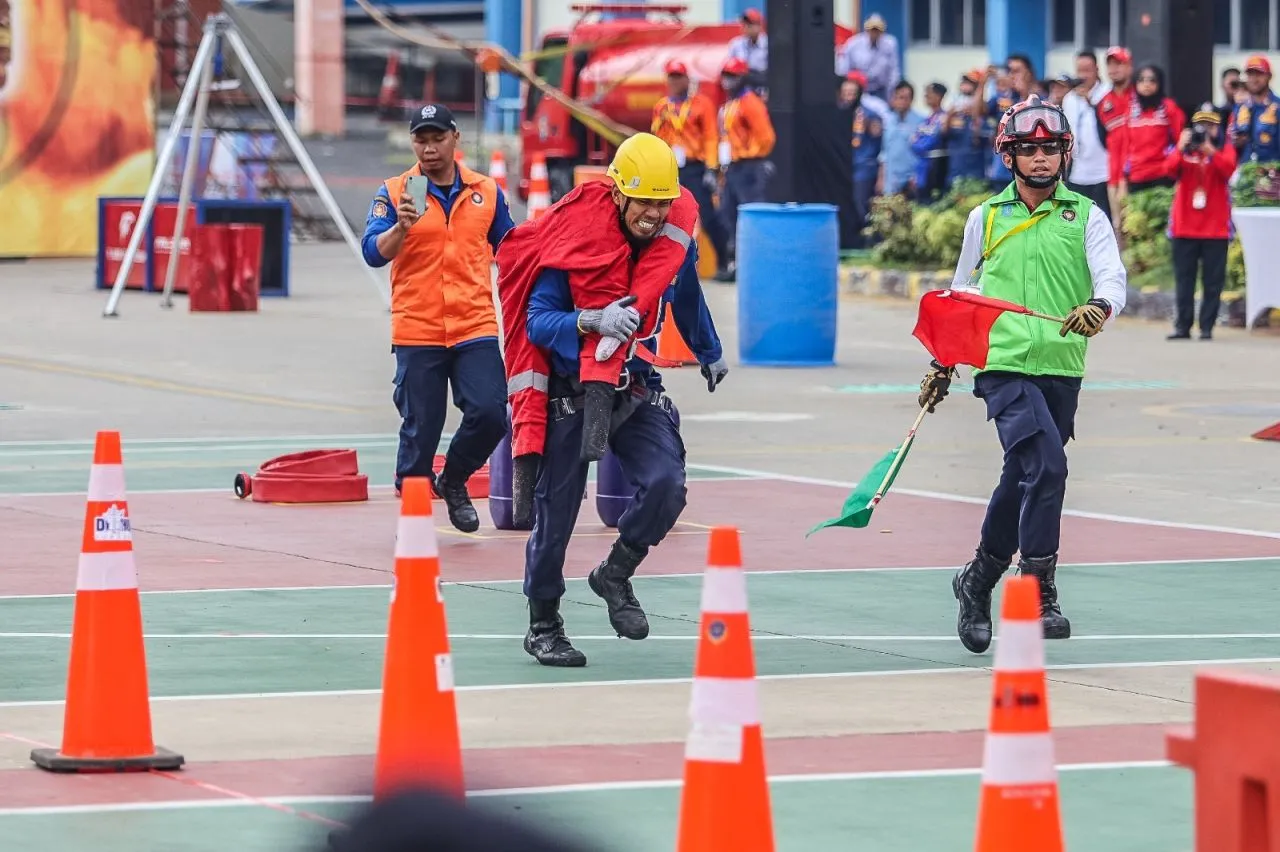 Surabaya Gelar National Fire Fighter Skill Competition