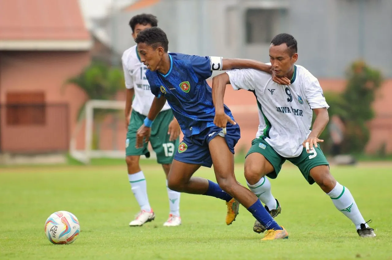 Menang Atas Maluku 4 - 1, Tim Sepak Bola Jatim Pastikan Lolos PON Aceh 2024