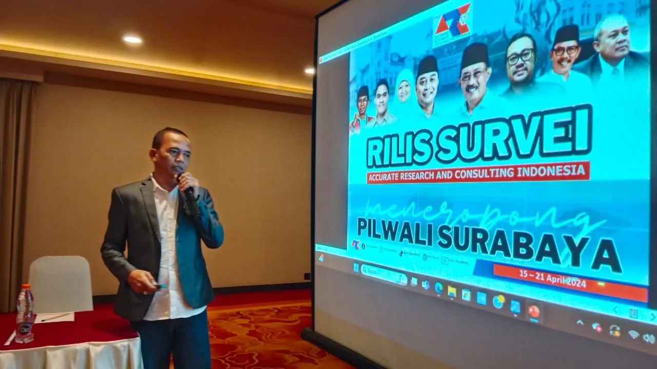 Survei Pilwali Surabaya ARCI: Eri Cahyadi Tertinggi, Muncul Nama Bayu Airlangga