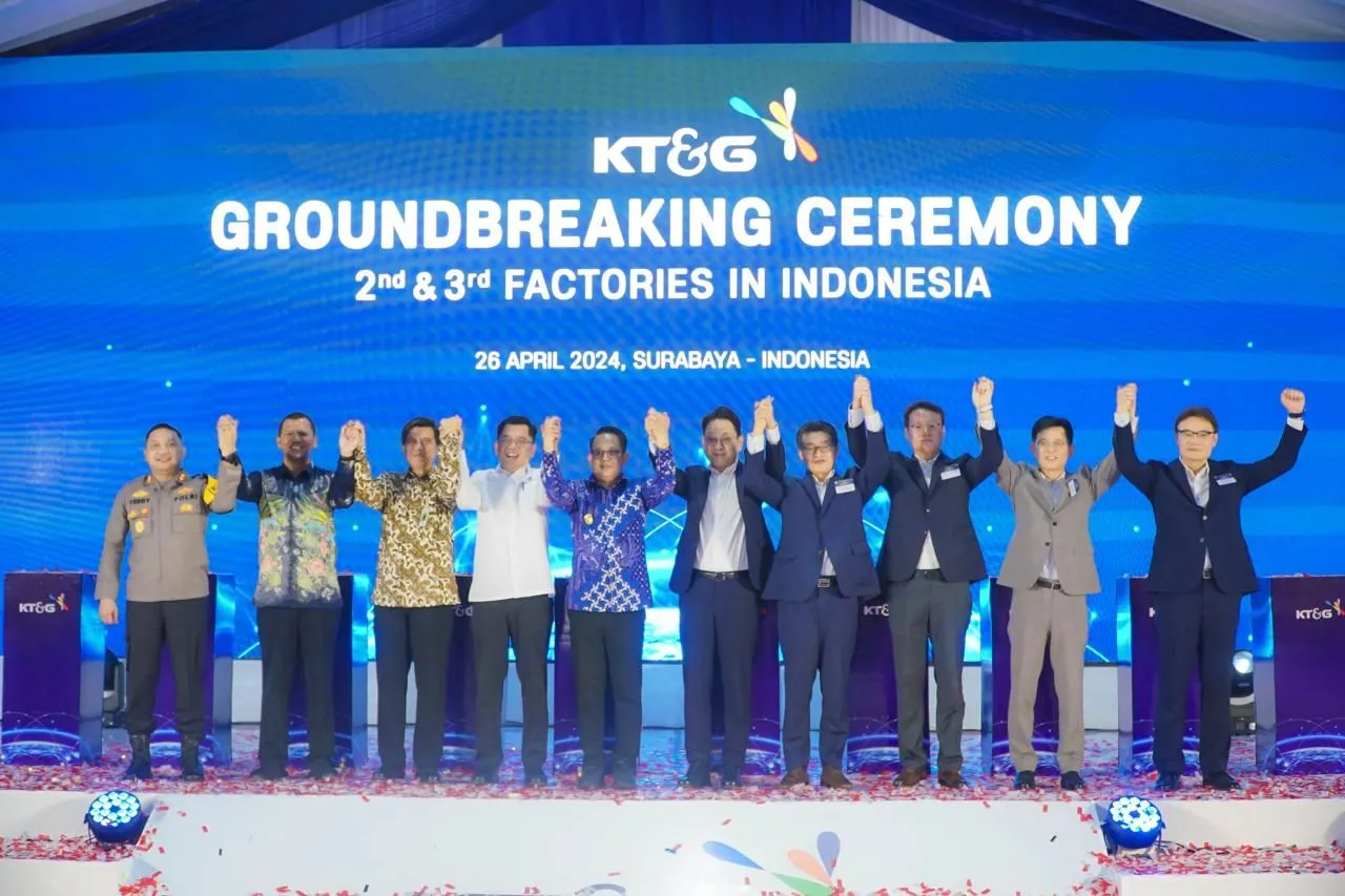 Groundbreaking Pabrik KT&G di PIER jadi Bukti Bagusnya Iklim Investasi Jatim