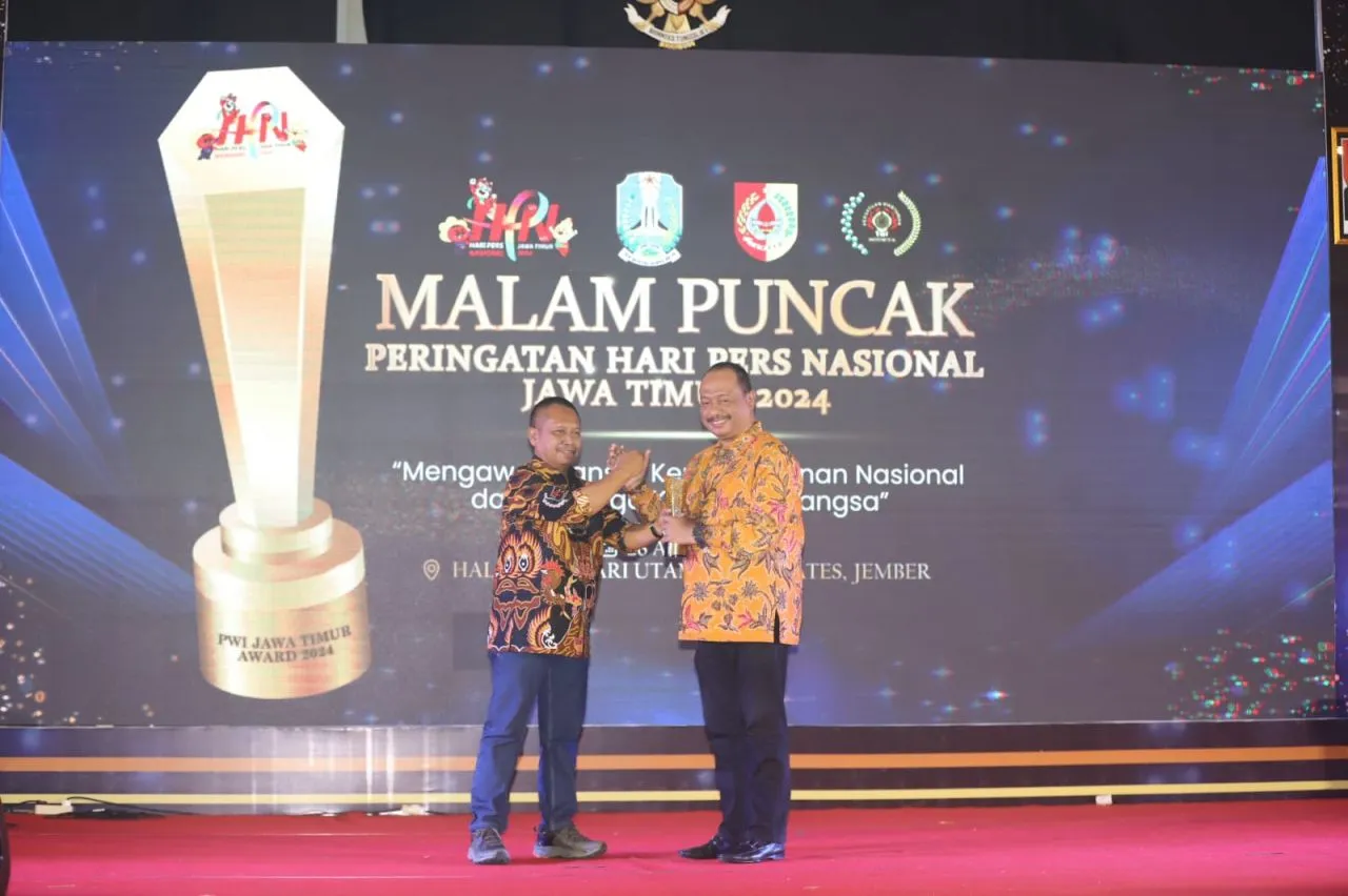 Puncak HPN 2024, Ketua Koni Jatim Terima Penghargaan Sport Achievement Award