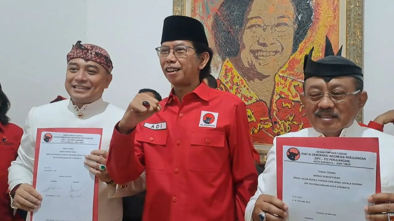 Daftar Pilwali di PDIP, Eri Cahyadi: Segera ke PKB, Gerindra, Golkar, PPP, PAN, dan Parpol Lain