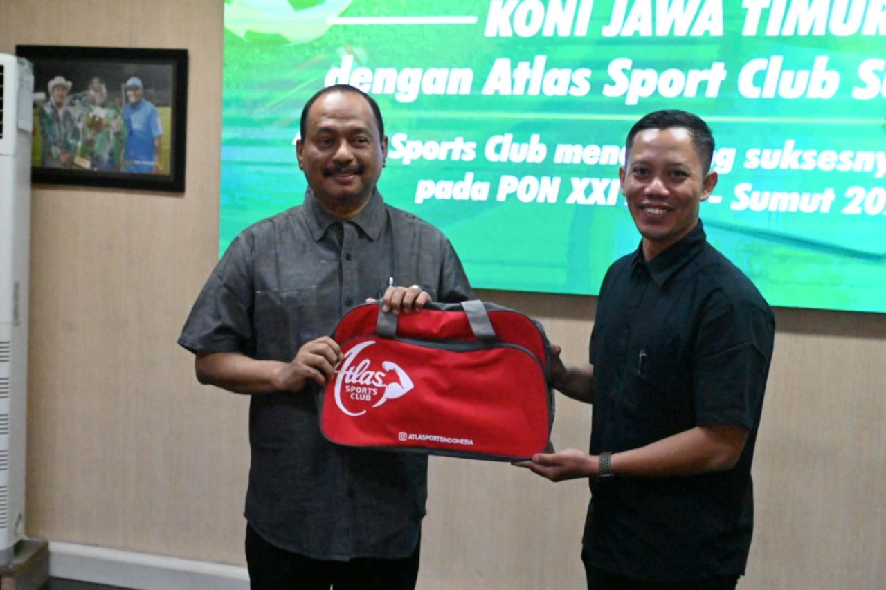 KONI Jatim dan Atlas Sport Club Teken MoU untuk Tingkatkan Prestasi Atlet