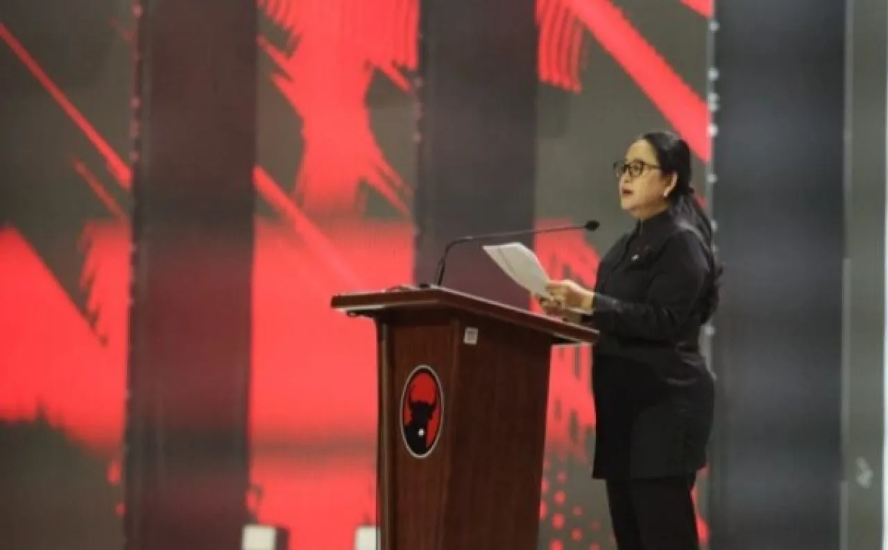 Tangisan Puan Pecah Saat Bacakan Rekomendasi Hasil Rakernas V PDIP