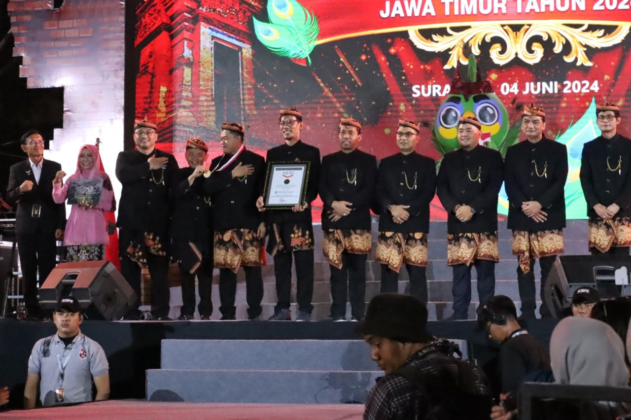KPU Gelar Peluncuran Maskot Pilgub Jatim 2024
