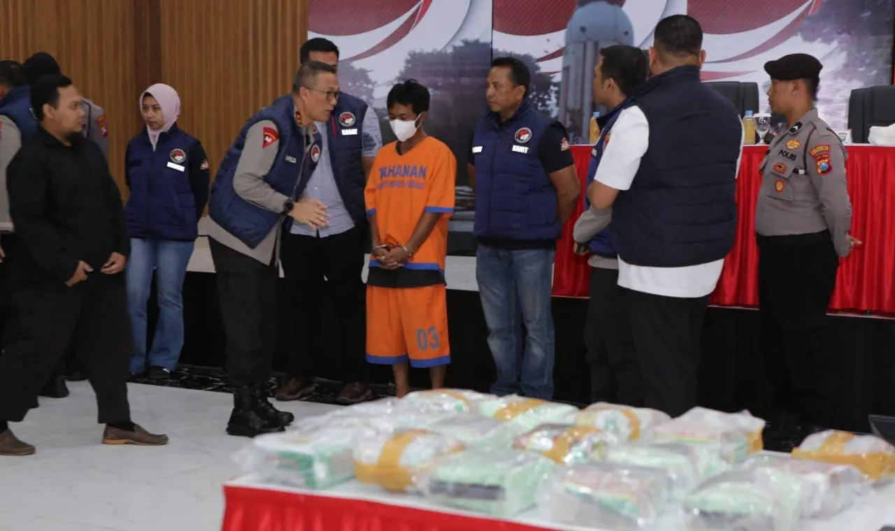30 Kg Sabu Dibungkus Kemasan Teh Cina, Polisi: Kualitas Paling Bagus