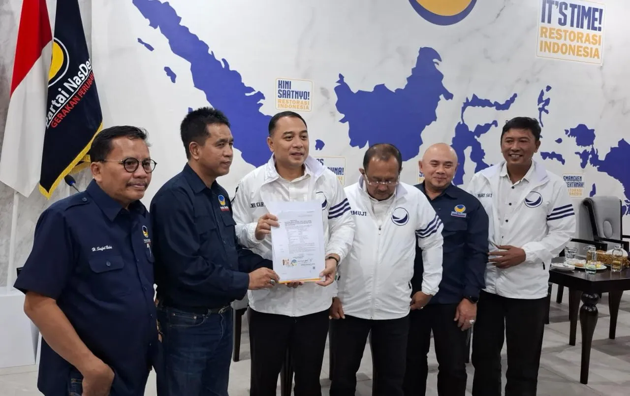 Ambil Form B1KWK di Nasdem Surabaya, ERJI: Tanpa Mahar!