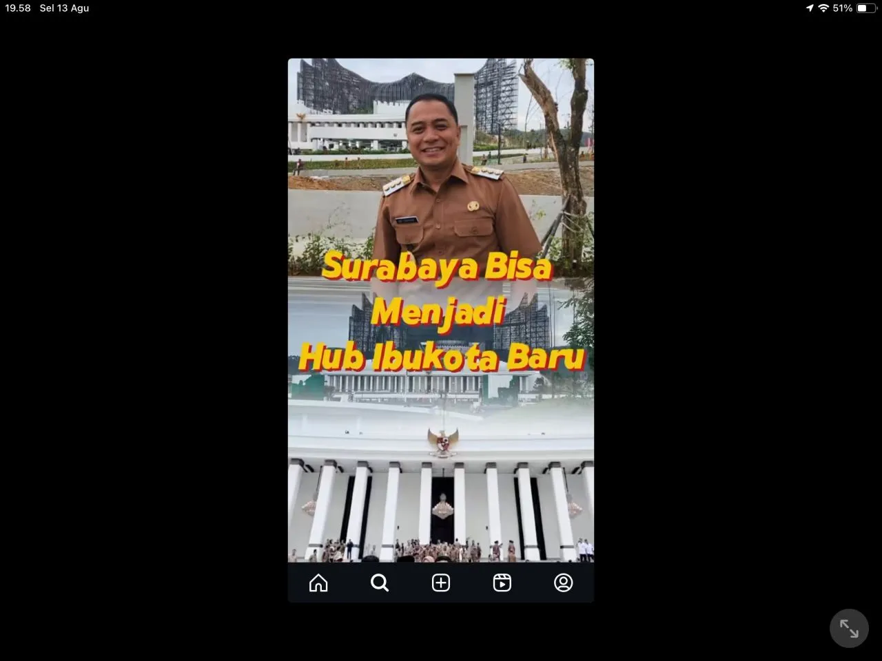 Ngevlog di IKN, Wali Kota Eri Bicara Surabaya Jadi Hub bagi Ibukota Baru