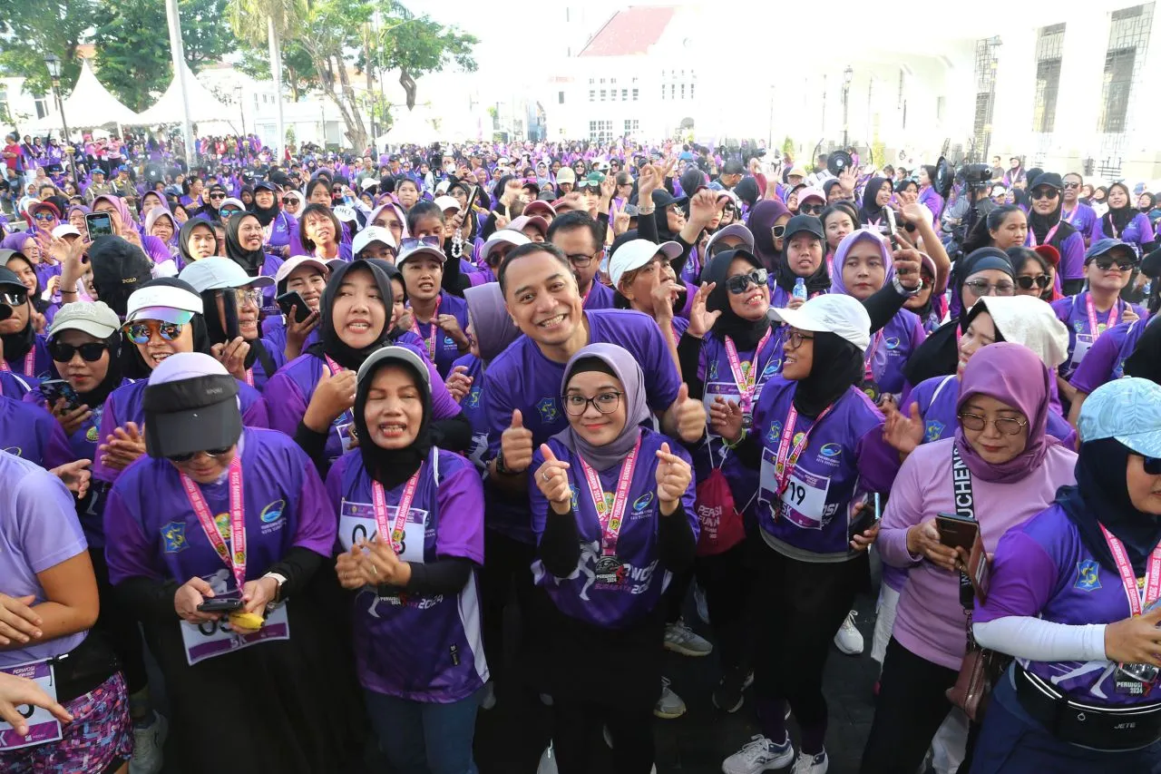 Ribuan Pelari Ramaikan Perwosi Fun Run 2024