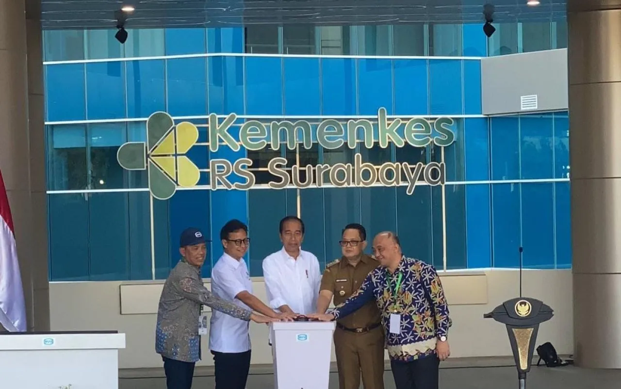 Presiden Jokowi Resmikan RS Vertikal Kemenkes di Surabaya