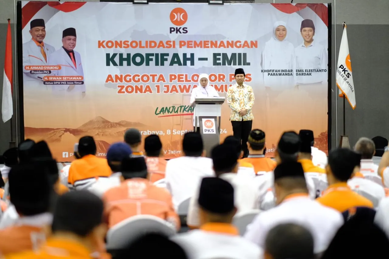 Hadir di Konsolidasi Pemenangan, Khofifah Puji Komitmen PKS Jatim: Luar Biasa!
