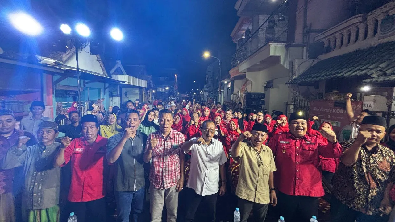 PDIP Surabaya Makin Gaspol Dukung Eri-Armuji dan Risma-Gus Hans Lewat Sapa Warga