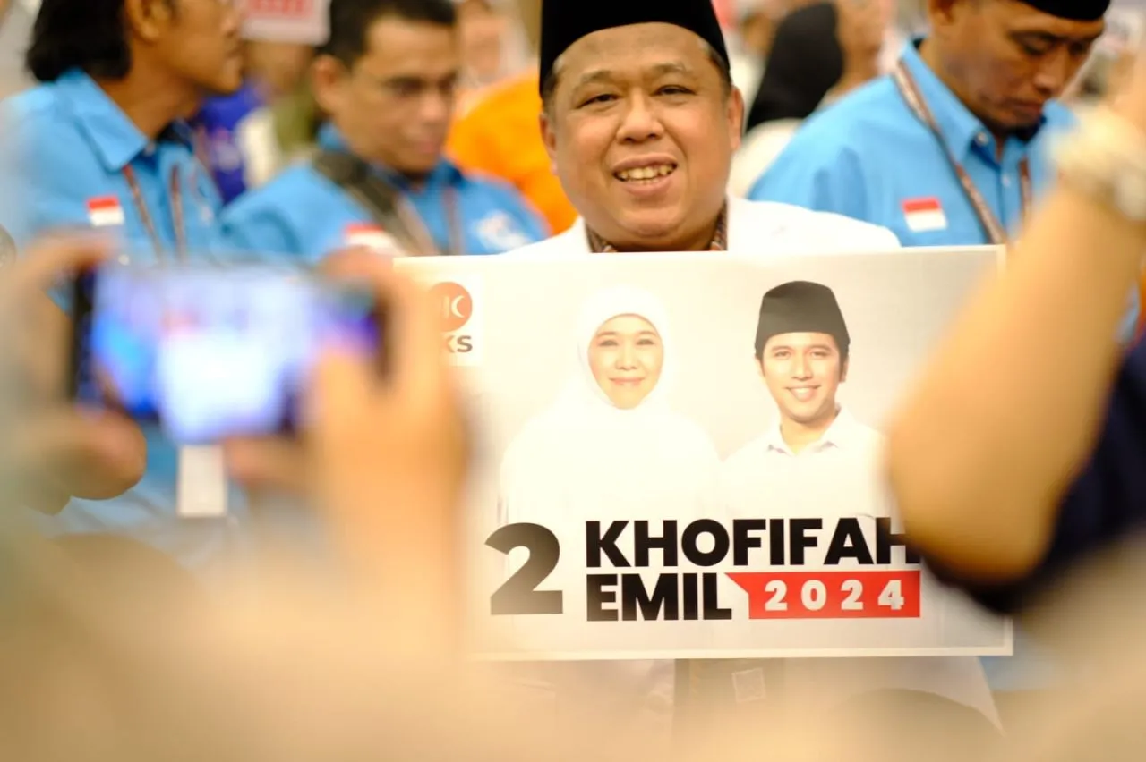 Resmi Nomor Urut 2, Ketua PKS Jatim: Simbol Kemenangan Pasangan Khofifah - Emil
