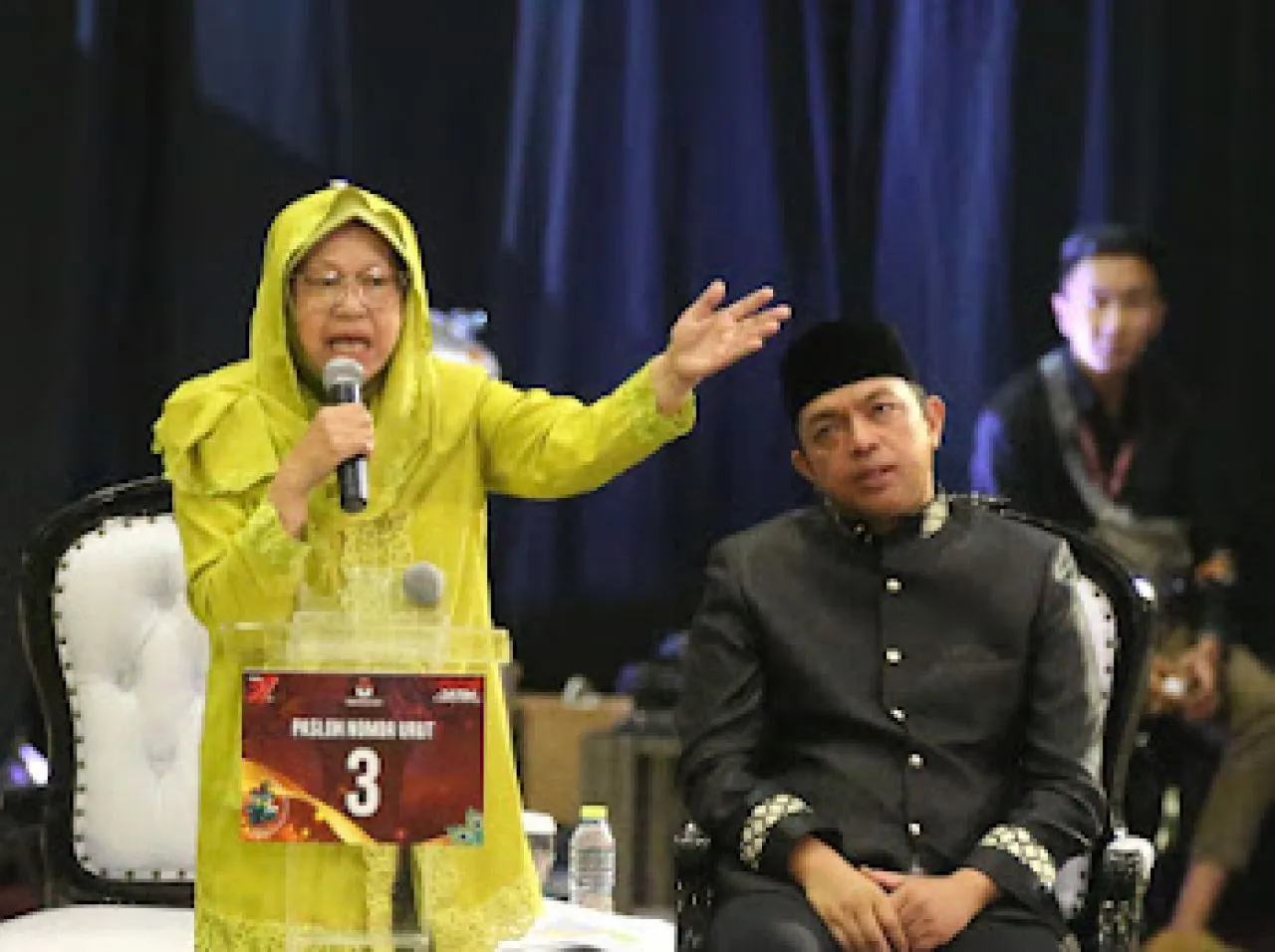 Didebat Publik Pilgub Perdana, Cagub Risma Soroti Pentingnya Pendidikan Karakter