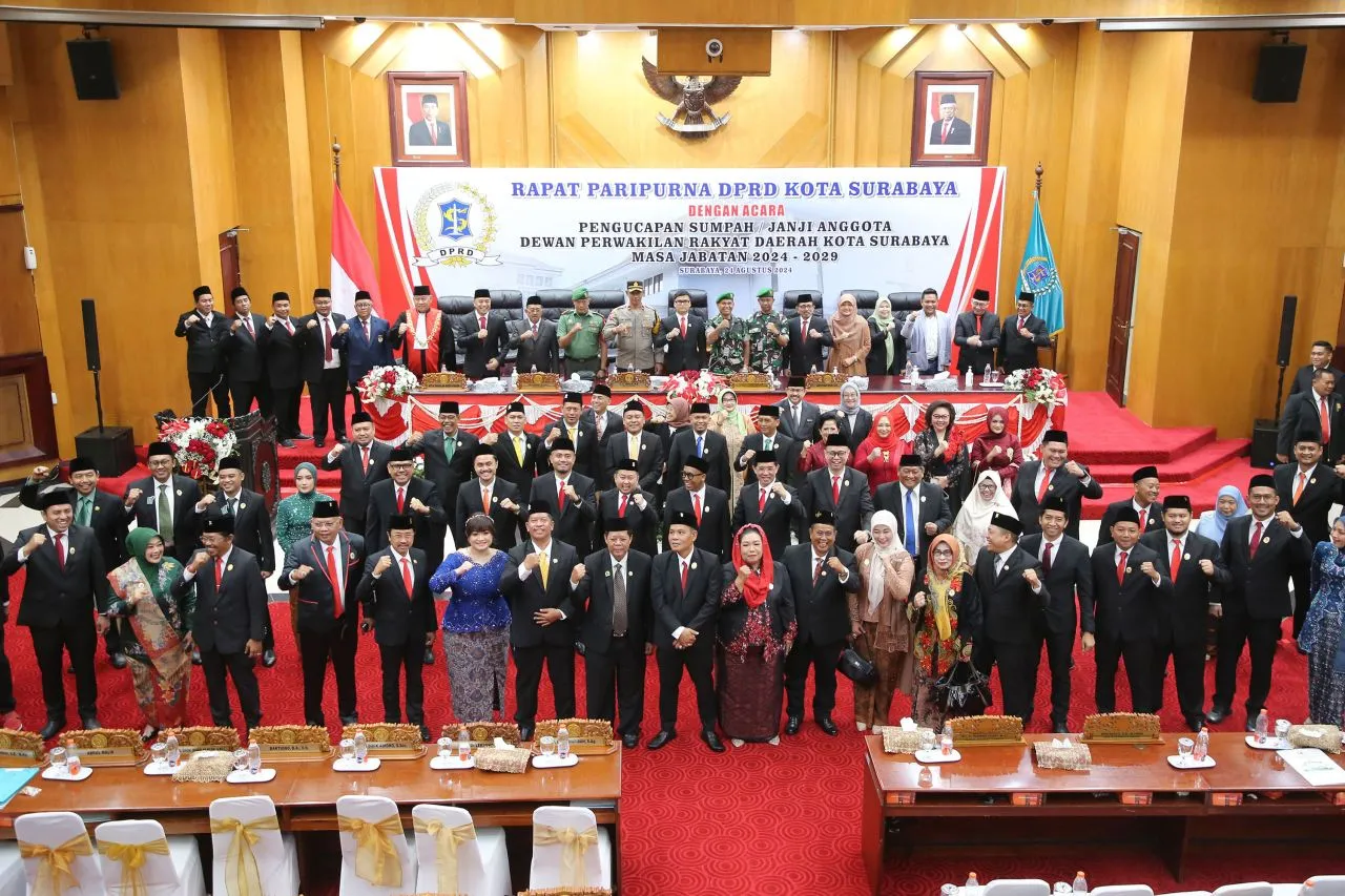 PDIP Surabaya Sebut Adi Sutarwijono Kembali Jabat Ketua DPRD Surabaya Periode 2024 - 2029