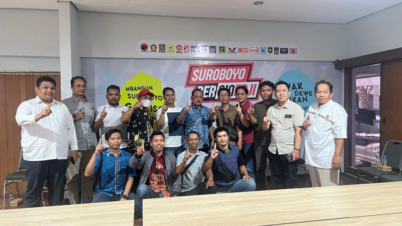 Pengemudi Taksi Online Surabaya Sampaikan Aspirasi Ke Pasangan ERJI
