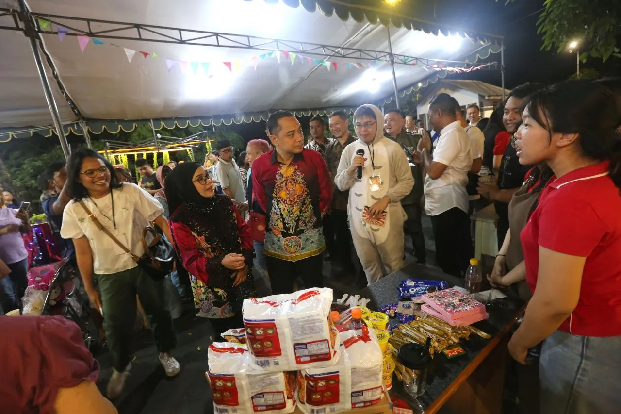 Hadiri Carnival Bulan Keluarga GKI Ngagel, Eri Cahyadi Sebut Surabaya Kota Toleransi