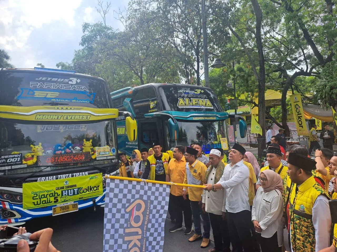 HUT Golkar ke 60, Arif Fathoni: Doa dan Spirit Keagamaan untuk Kemenangan Eri Cahyadi dan Khofifah 