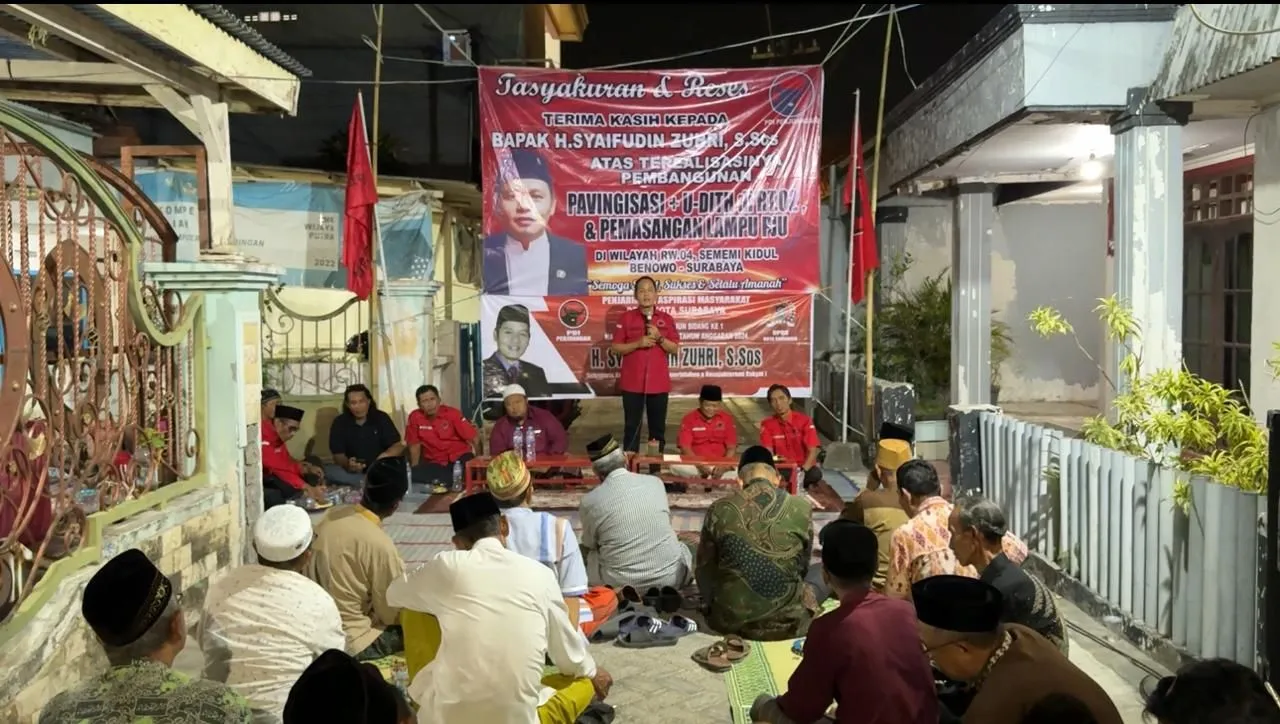 Warga Sememi Wadul ke Saifudin Zuhri Soal Fasum Milik Pengembang Saat Reses