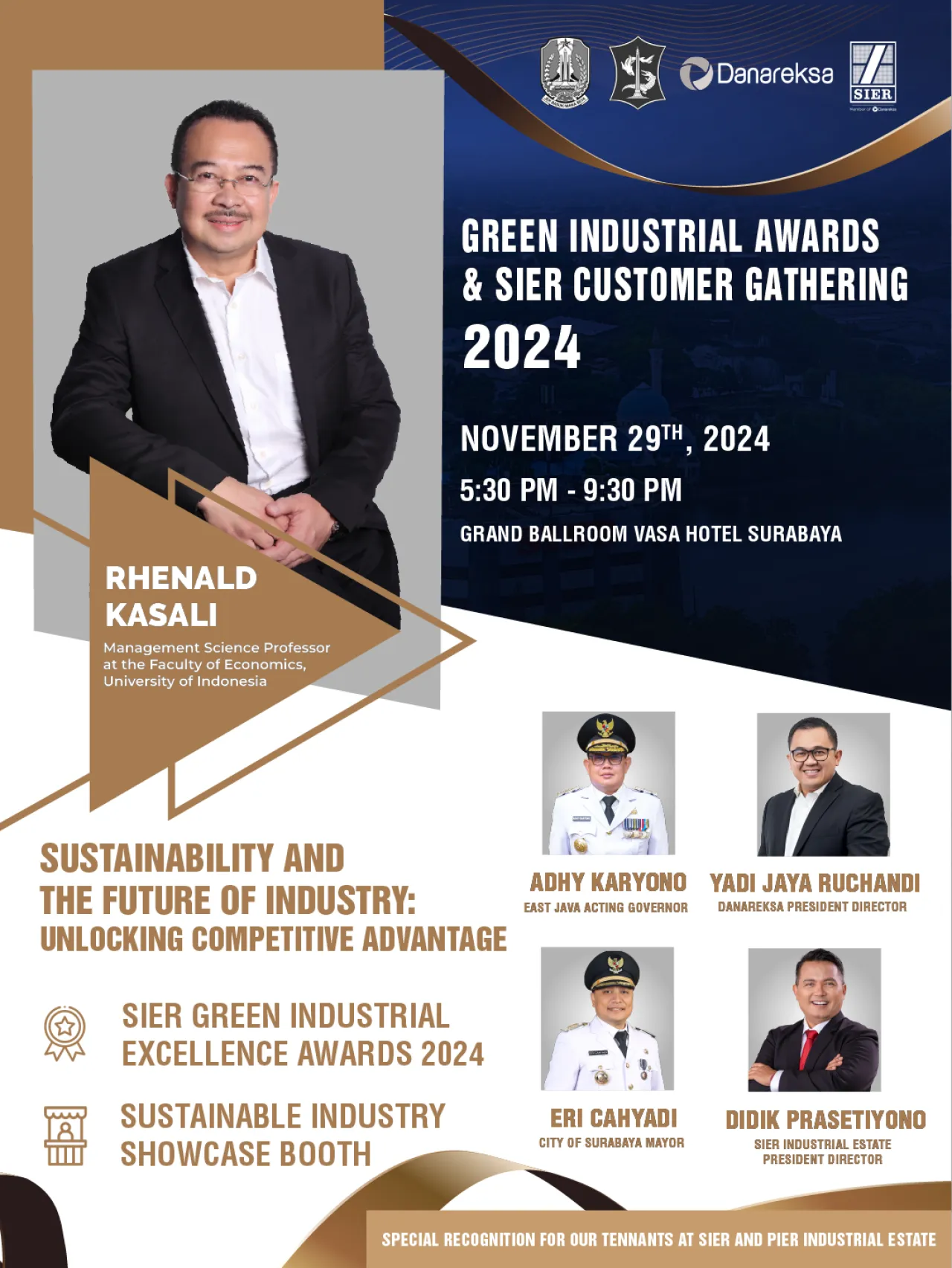 SIER Anugerahkan “Green Industrial Awards 2024” kepada 50 Tenant Terbaik