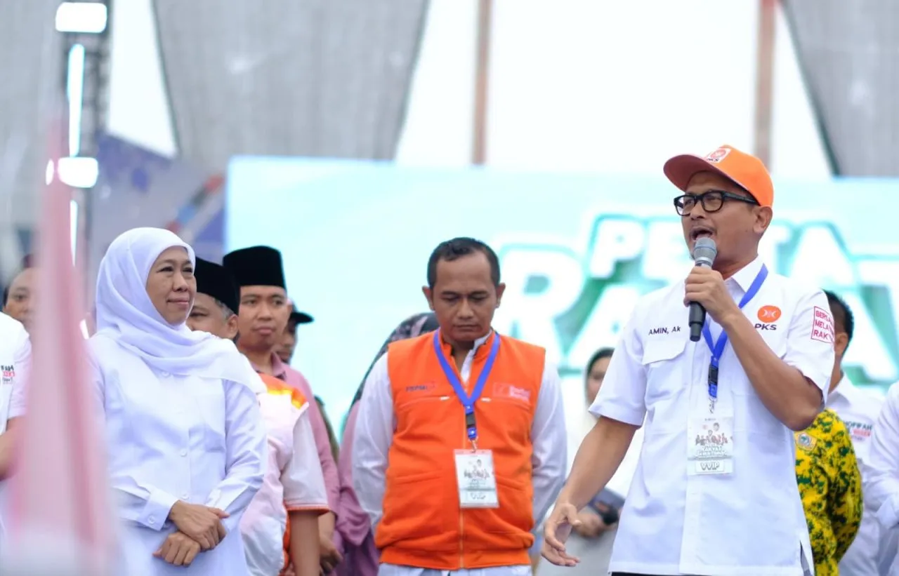 Jurkamnas PKS Amin AK Kepada Pendukung Khofifah - Emil : Coblos No 2