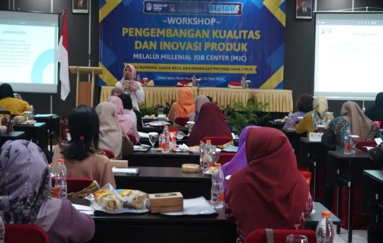 Millenial Job Center Latih Ratusan UMKM di Jatim Agar Jago Desain Kemasan