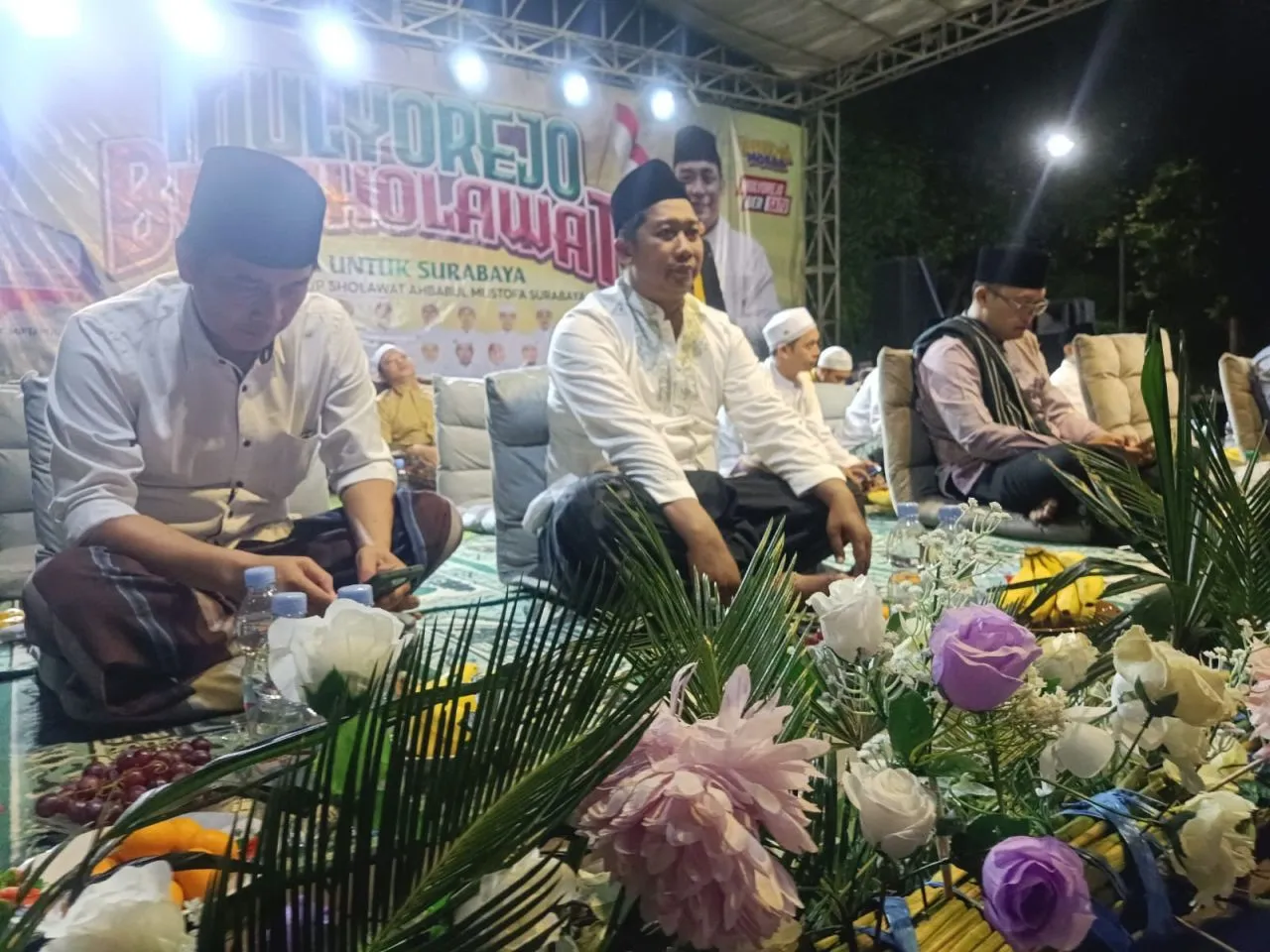 Relawan Mulyorejo Bersatu Gelar Sholawatan untuk Kemenangan ERJI
