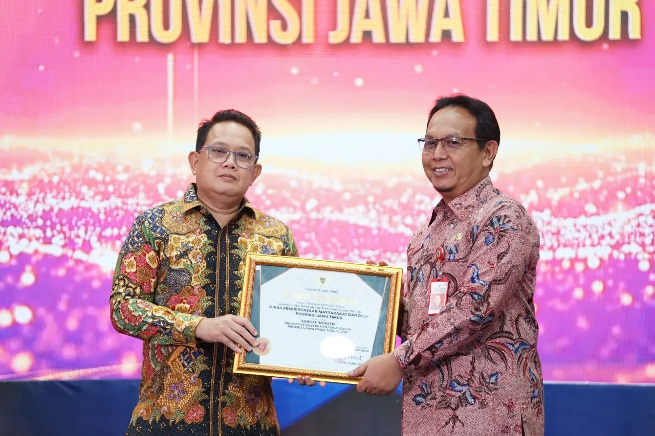 DPMD Jatim Raih Kategori OPD Sangat Inovatif di Ajang INOTEK Award Ceremony 2024