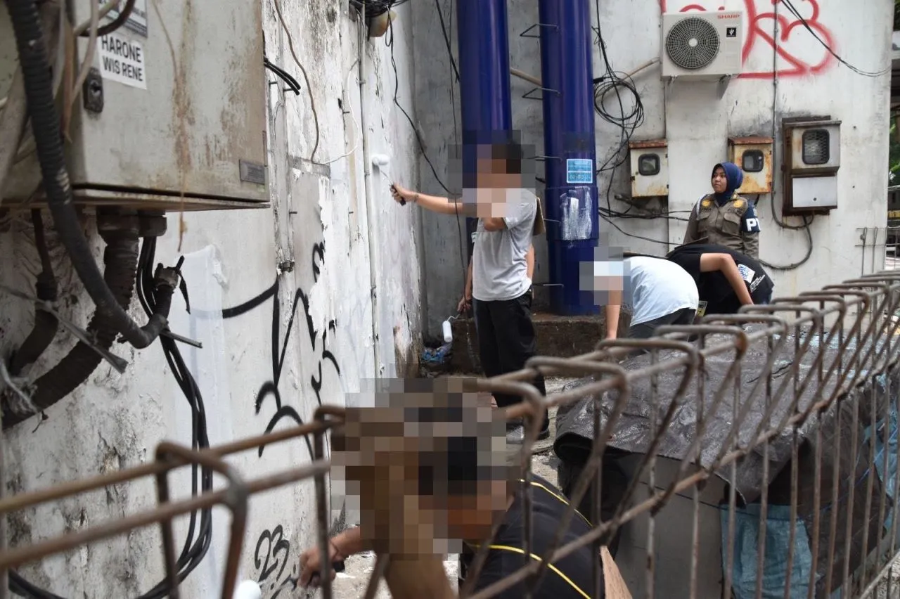 Satpol PP Surabaya Kembali Amankan 5 Pemuda Pelaku Aksi Vandalisme