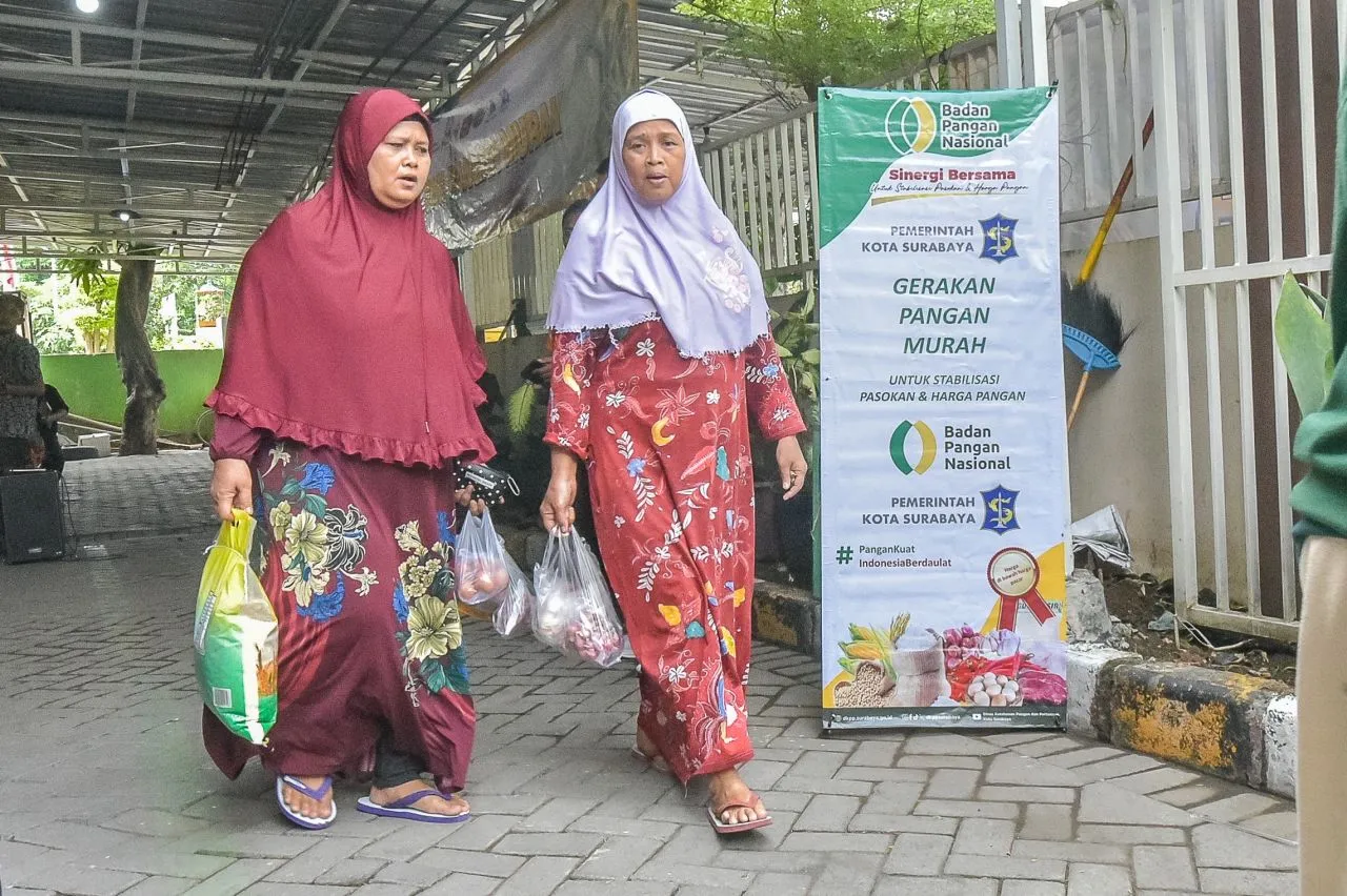 Gerakan Pangan Murah Sasar Warga Gununganyar Surabaya